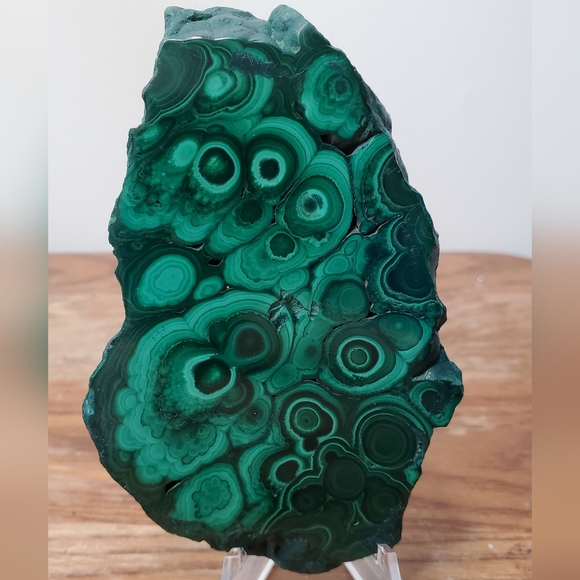 Malachite Crystal Slab 0.36 Pounds - Picture 6 of 12